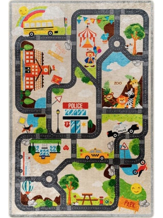Tapis Enfant Circuit de Voiture