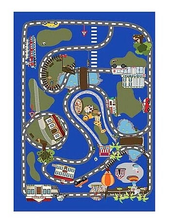 Tapis Enfant Circuit de voiture