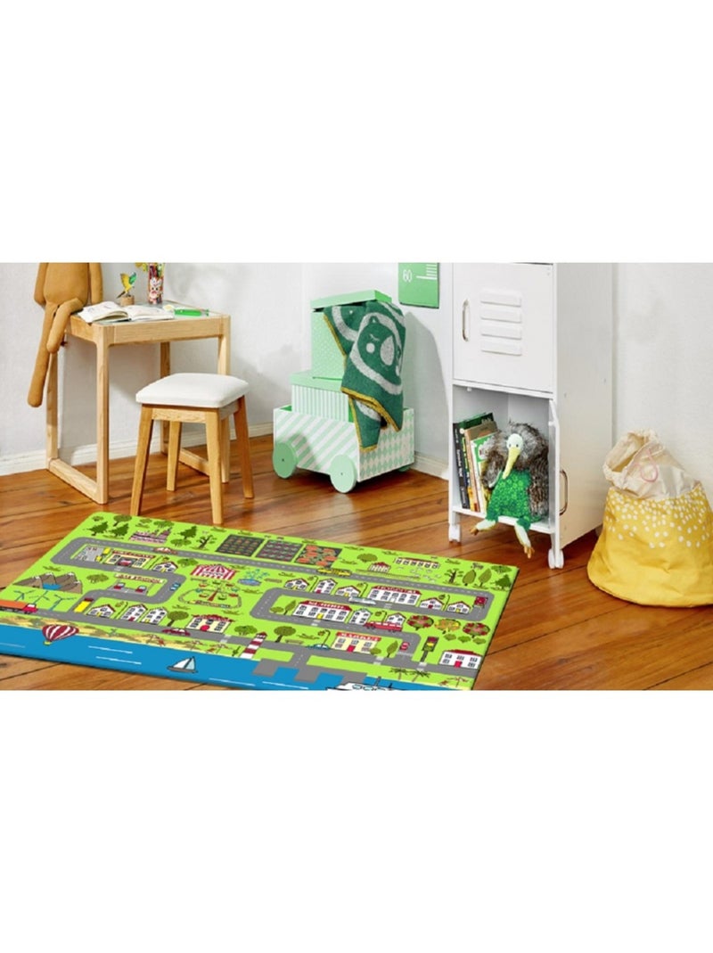 Tapis Enfant Circuit de Voiture Multicolore - Kiabi