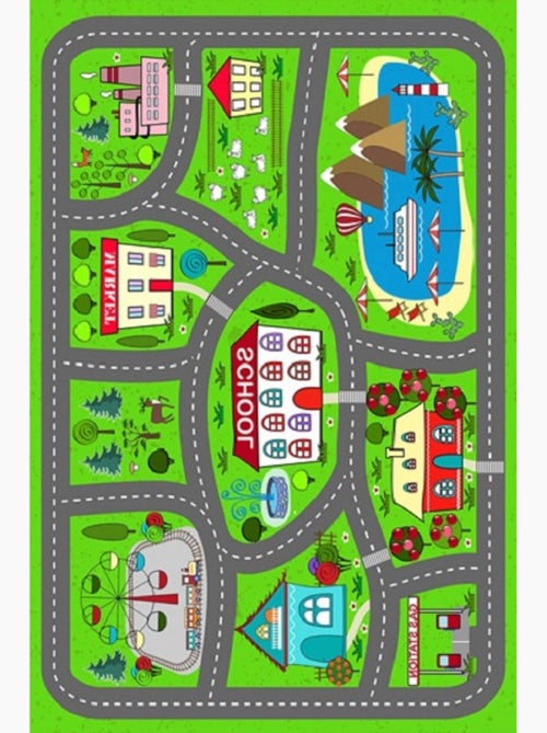 Tapis Enfant Circuit de Voiture - Kiabi