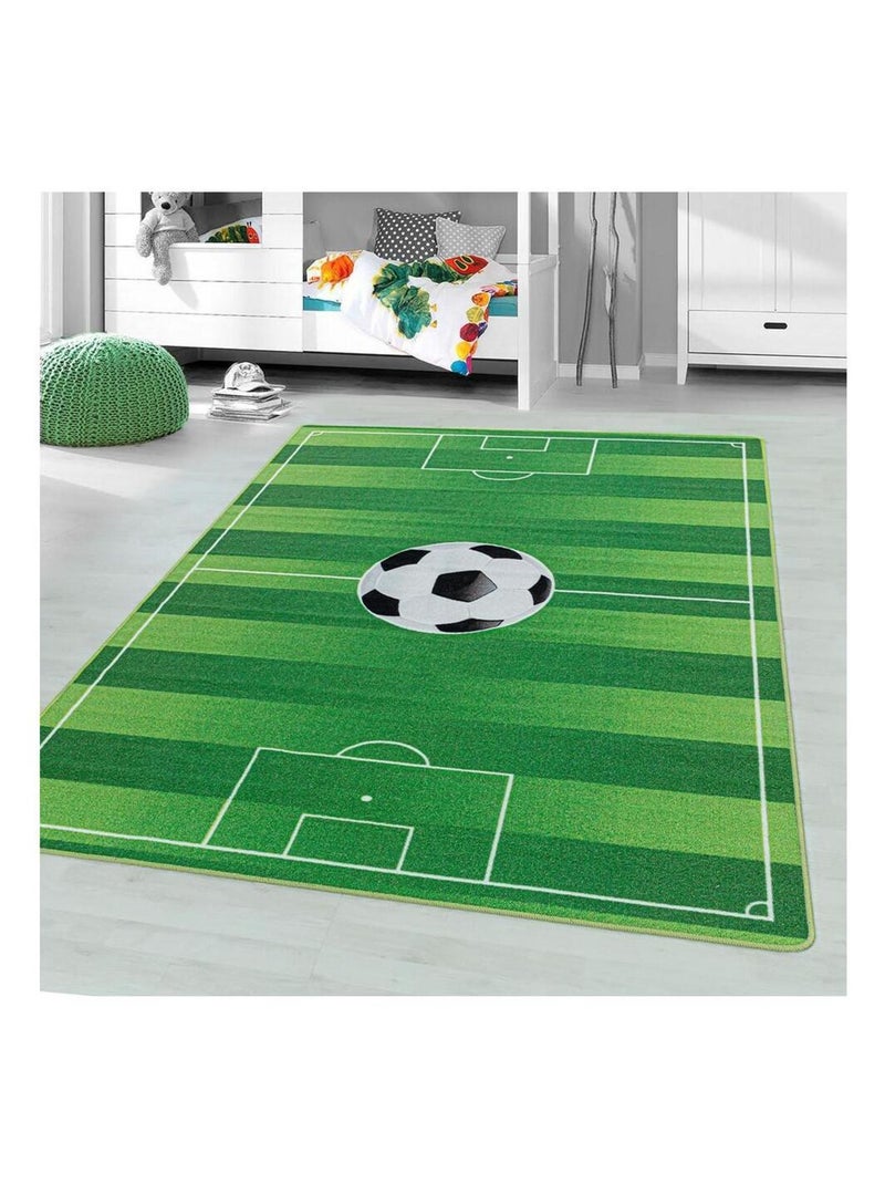 Tapis enfant de jeu football Soccer Vert - Kiabi