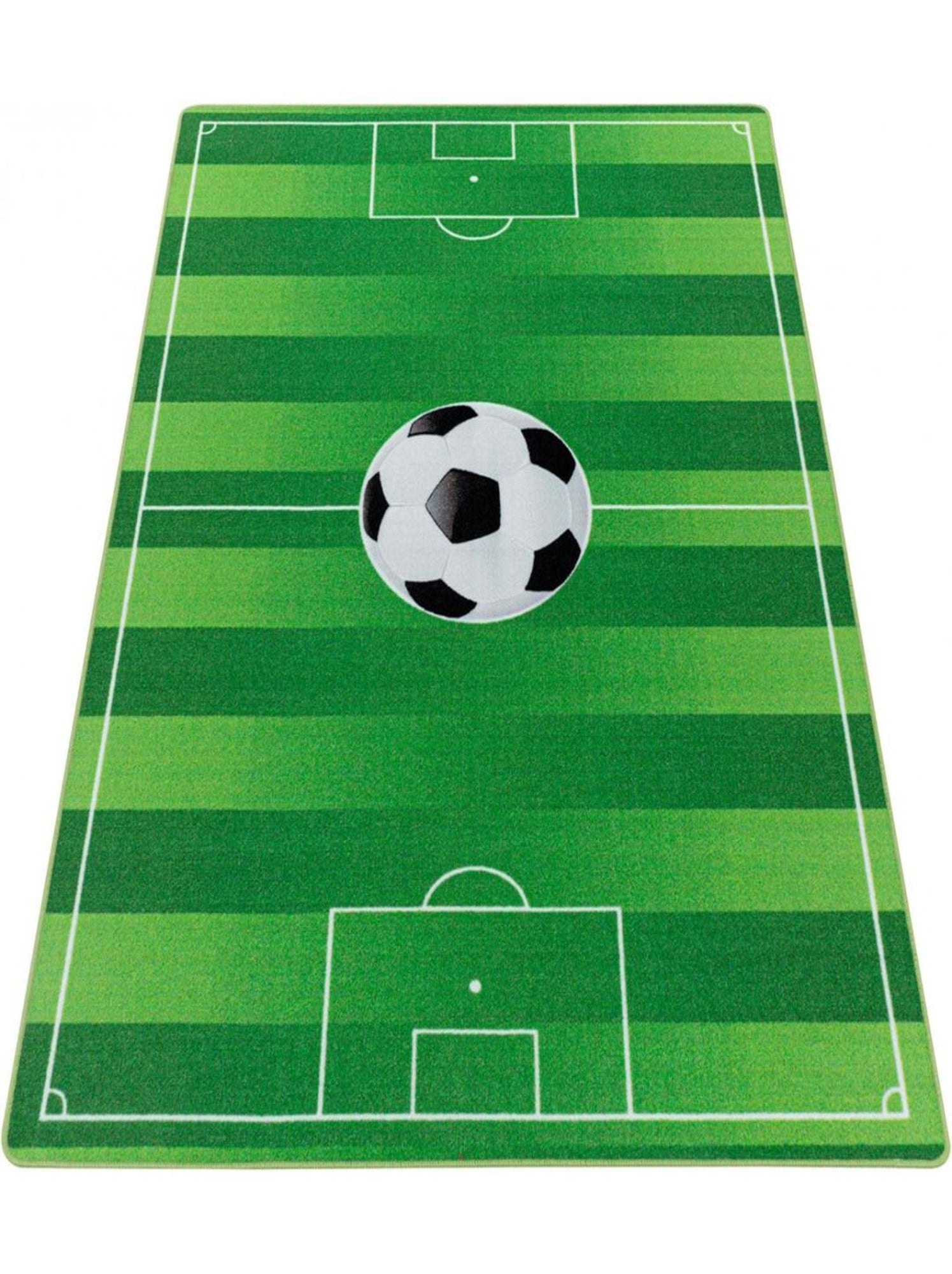 Tapis De Sol Football - Décoration Chambre Enfant Ou Ado - Antidérapant Lavable - 80x120 Cm - 4