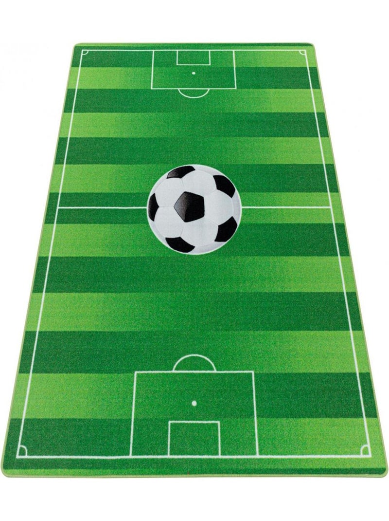 Tapis enfant de jeu football Soccer Vert - Kiabi