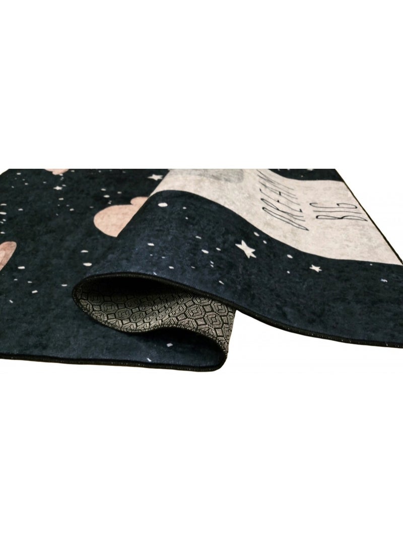 Tapis Enfant Dreams Noir Noir - Kiabi