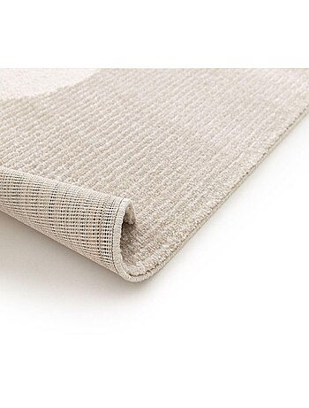 Tapis enfant effet 3D beige Apollo