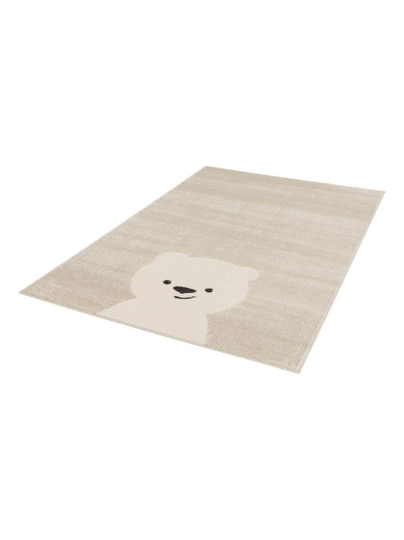 Tapis enfant effet 3D beige Apollo Beige - Kiabi