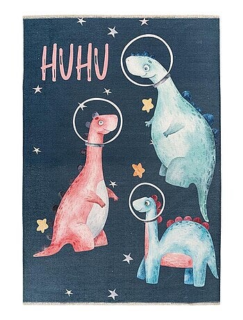 Tapis enfant en coton recyclé lavable en machine Arnold