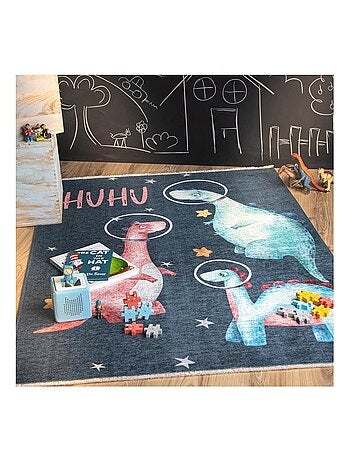 Tapis enfant en coton recyclé lavable en machine Arnold