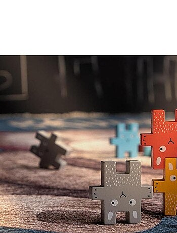 Tapis enfant en coton recyclé lavable en machine Bear