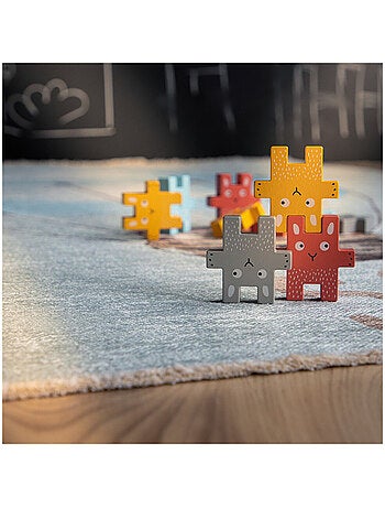 Tapis enfant en coton recyclé lavable en machine Booba