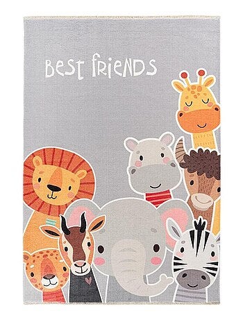 Tapis enfant en coton recyclé lavable en machine Buddy