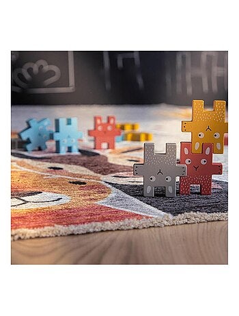 Tapis enfant en coton recyclé lavable en machine Buddy