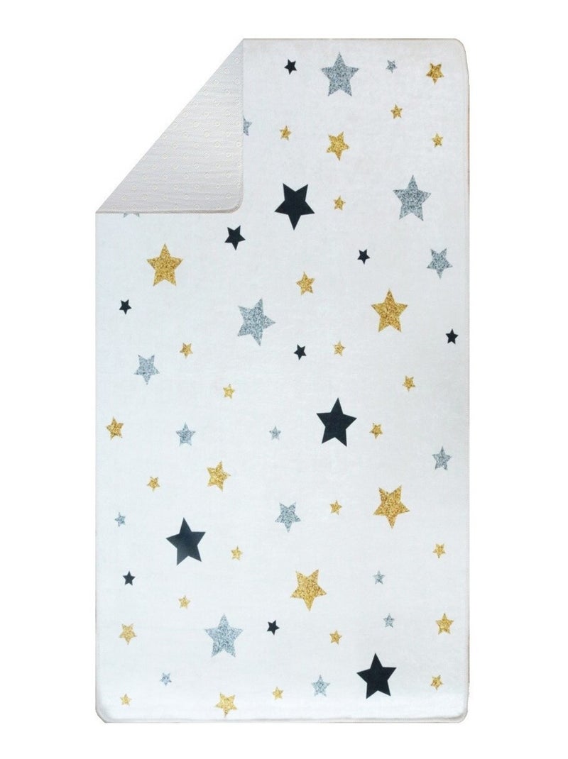 Tapis Enfant Etoile Ecru - Kiabi