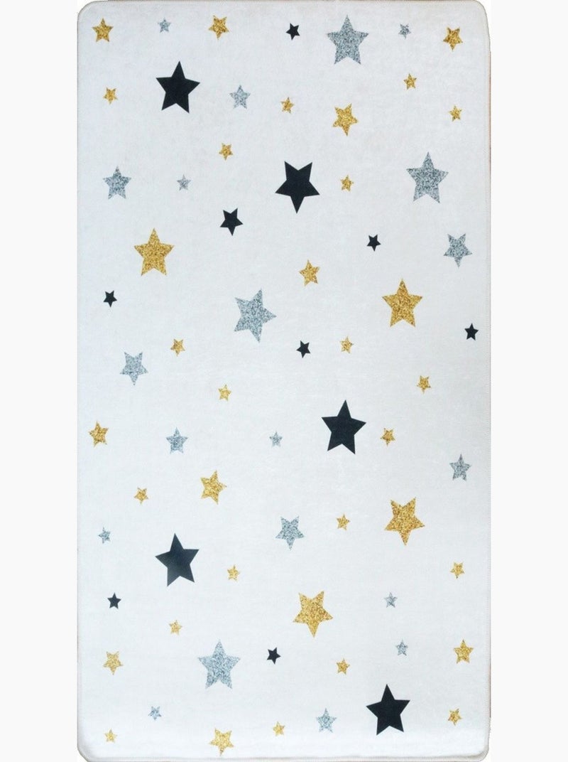 Tapis Enfant Etoile Ecru - Kiabi