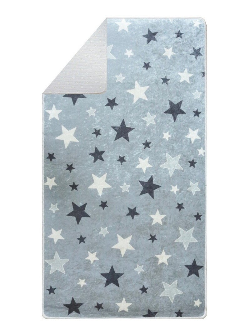 Tapis Enfant Etoile Gris - Kiabi