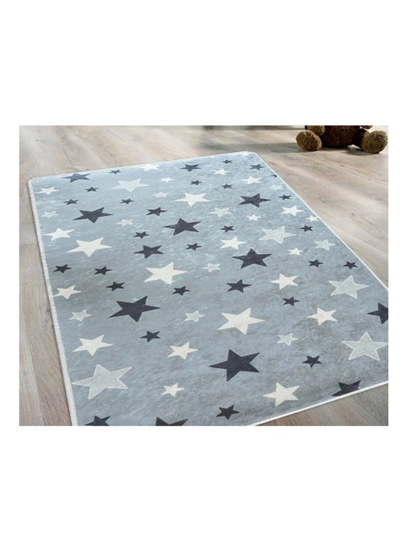 Tapis Enfant Etoile Gris - Kiabi