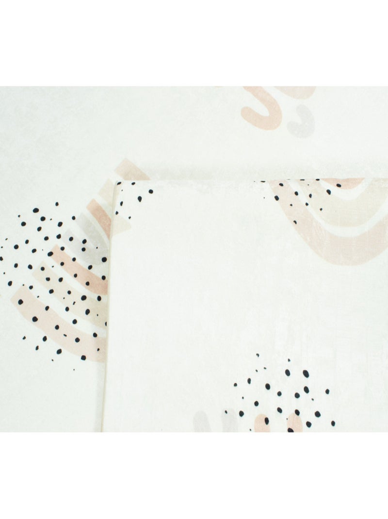 Tapis enfant étoiles Beige - Kiabi
