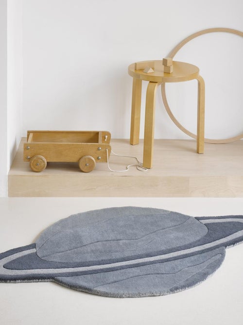 Tapis enfant fait à la main en laine DESATURN - Kiabi