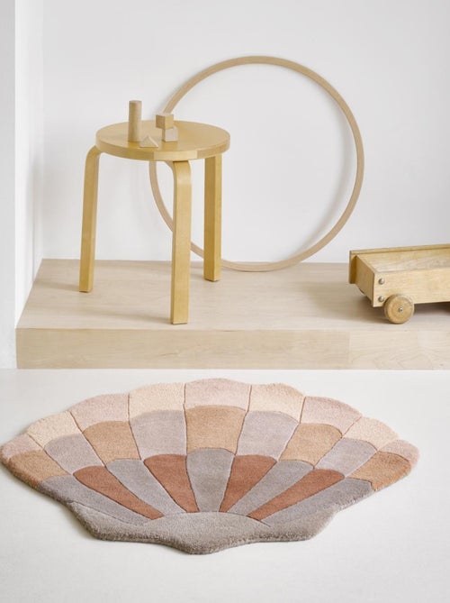 Tapis enfant fait à la main en laine DESHELL - Kiabi