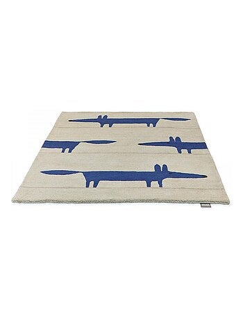 Tapis enfant fait à la main en laine MR FOX