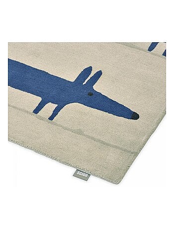 Tapis enfant fait à la main en laine MR FOX