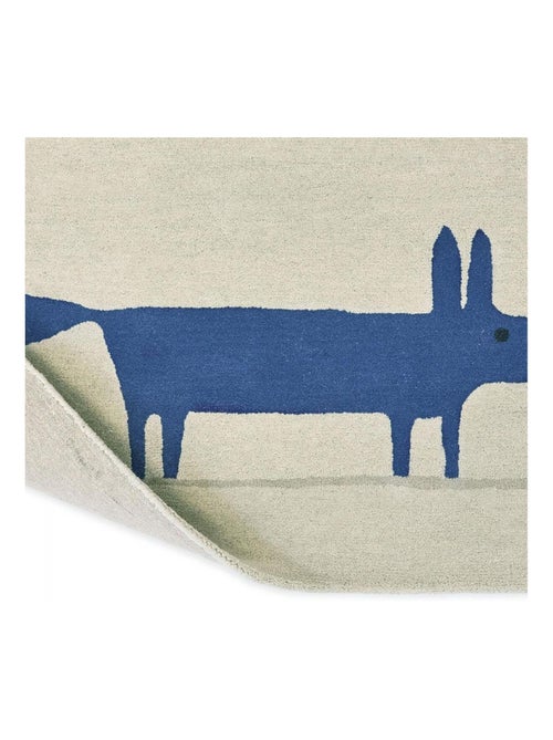 Tapis enfant fait à la main en laine MR FOX - Kiabi