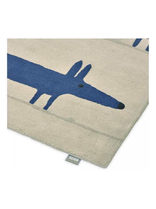 Tapis enfant fait à la main en laine MR FOX - Kiabi