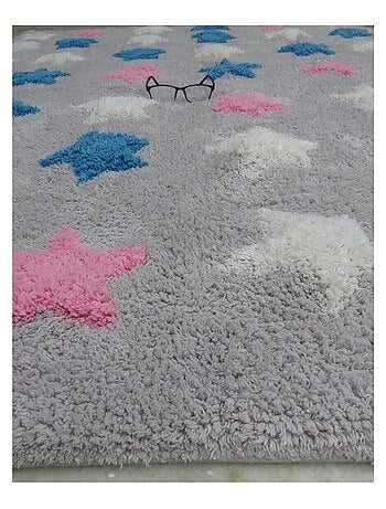 Tapis enfant fait main en coton CETOIL
