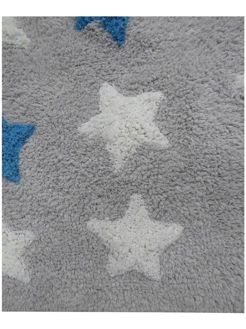 Tapis enfant fait main en coton CETOIL Multicolore - Kiabi
