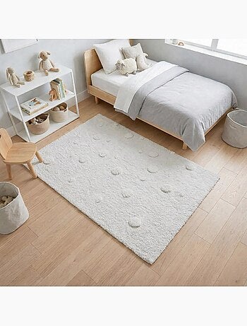 Tapis enfant fait main en coton CORONDA