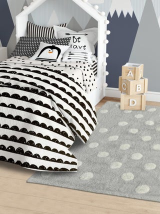 Tapis enfant fait main en coton CORONDA