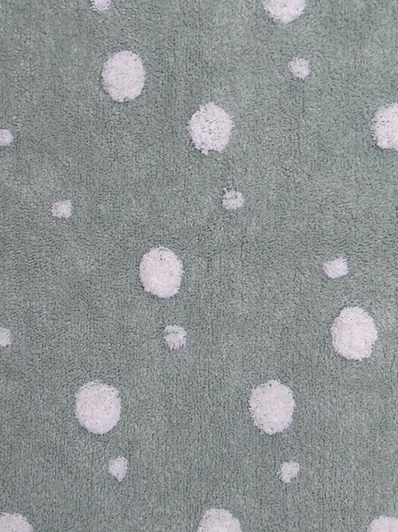 Tapis enfant fait main en coton CORONDA Gris - Kiabi