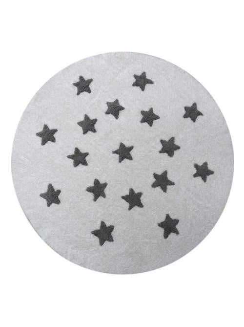 Tapis enfant fait main en coton ETOILE - Kiabi