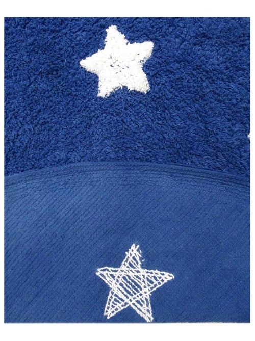 Tapis enfant fait main en coton ETOILE - Kiabi