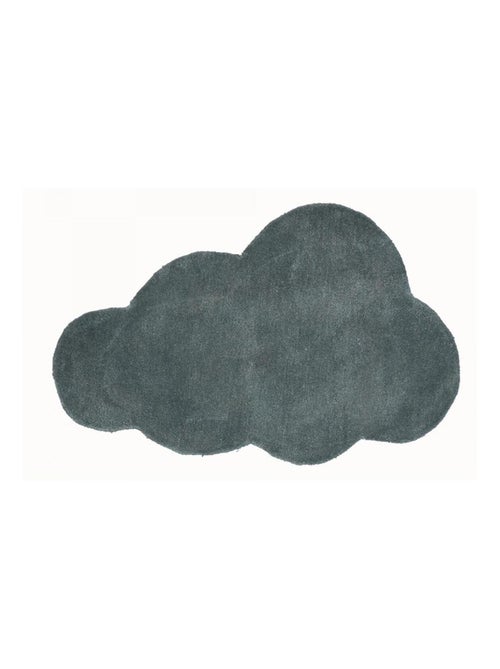 Tapis enfant fait main en coton NUAGE 1 - Kiabi