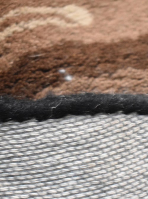 Tapis enfant fait main en laine motif animaux DOG - Kiabi