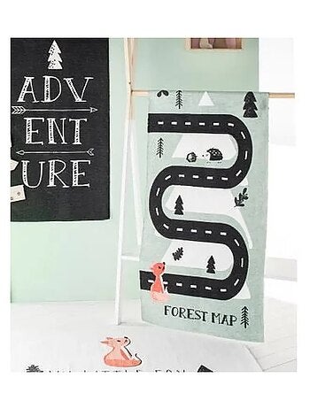 Tapis enfant Forest map