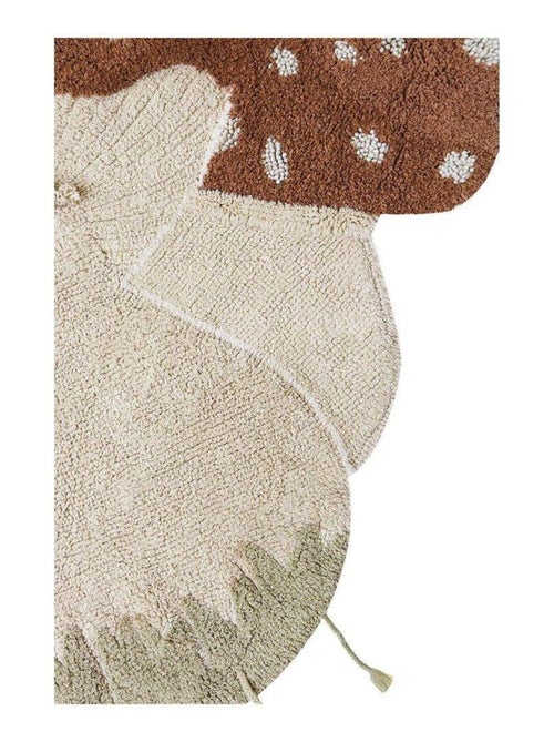 Tapis enfant forme champignon en coton lavable en machine Boletus - Kiabi