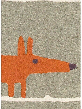 Tapis enfant FOX en laine Fait main