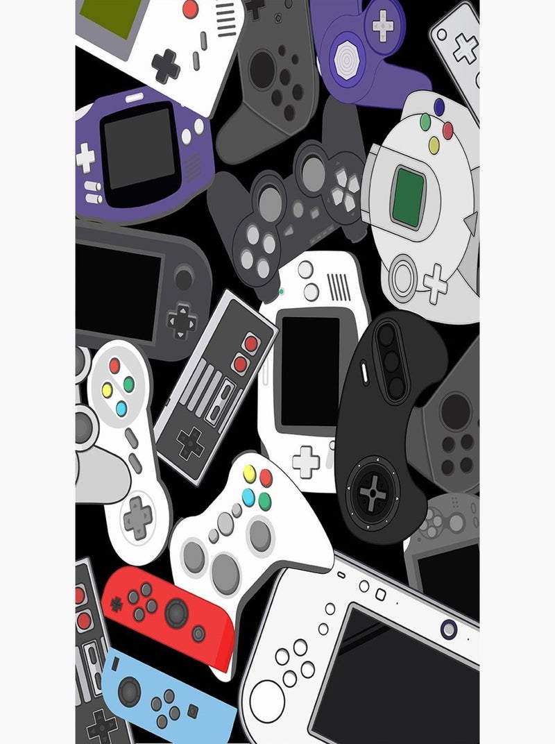 Tapis Enfant GAMER Noir Noir - Kiabi