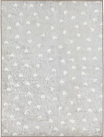Tapis enfant Happy - Motif cœur