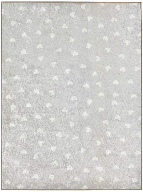 Tapis enfant Happy - Motif cœur - Kiabi