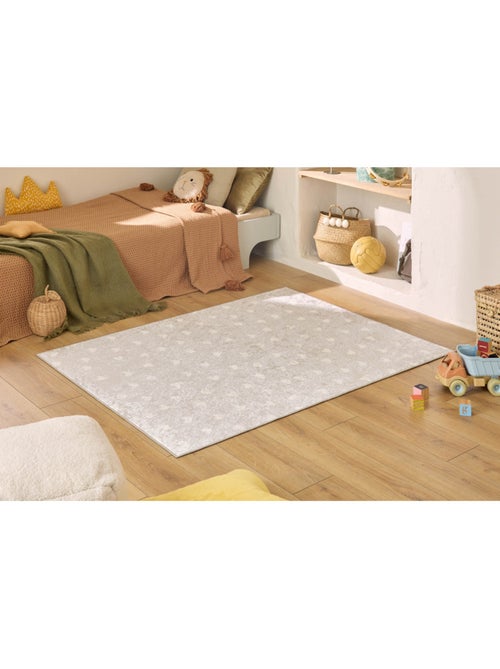 Tapis enfant Happy - Motif cœur - Kiabi