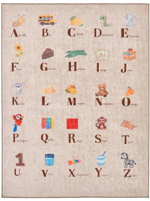 Tapis enfant Happy Alphabet - Kiabi