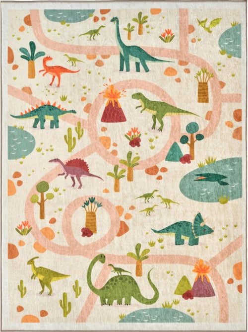 Tapis enfant Happy Dinosaure - Kiabi Tapis enfant Happy Dinosaure - Kiabi