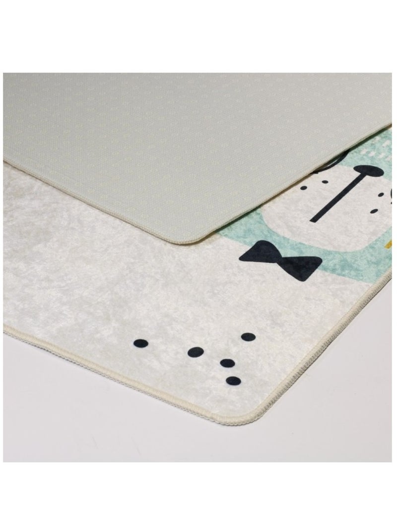 Tapis Enfant Hibou Blanc - Kiabi
