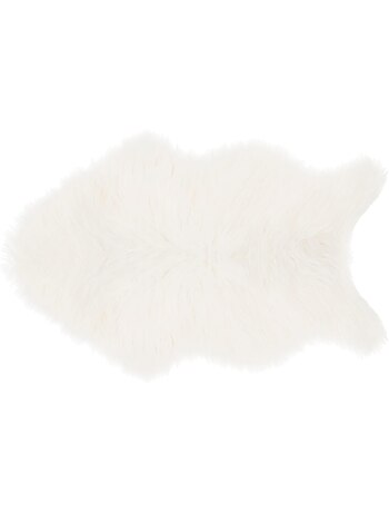 Tapis enfant imitation imitation fourrure LIMEO