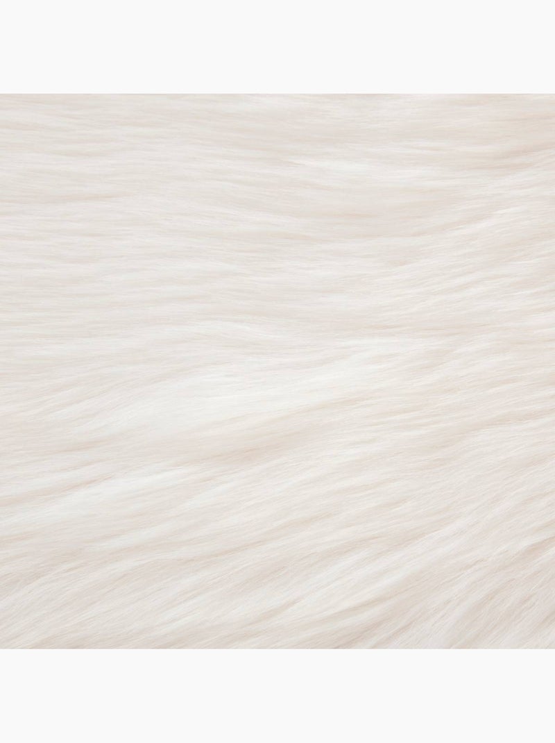 Tapis enfant imitation imitation fourrure LIMEO Blanc - Kiabi