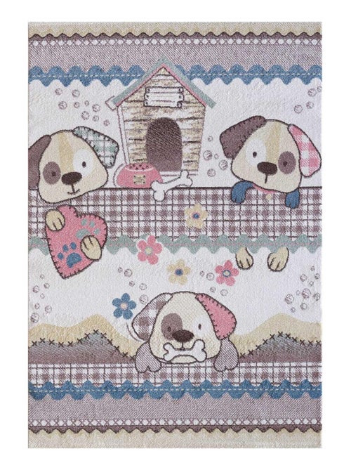 Tapis enfant KLK DOGRA en polypropylène doux et soyeux OEKO TEX® - Kiabi
