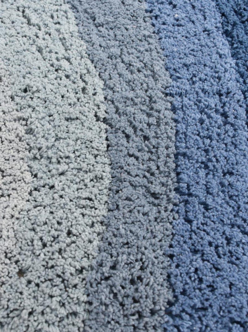 Tapis enfant Lavable 30° en coton ARKENSYEL Bleu - Kiabi